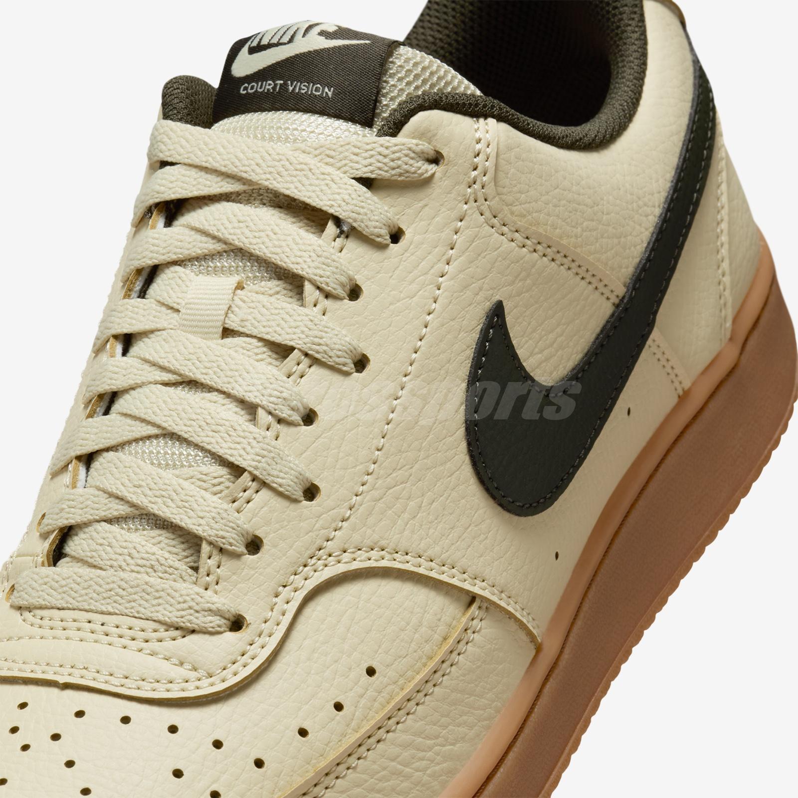 Nike Court Vision Low Light Khaki Gum Men Casual Lifestyle  display picture 3