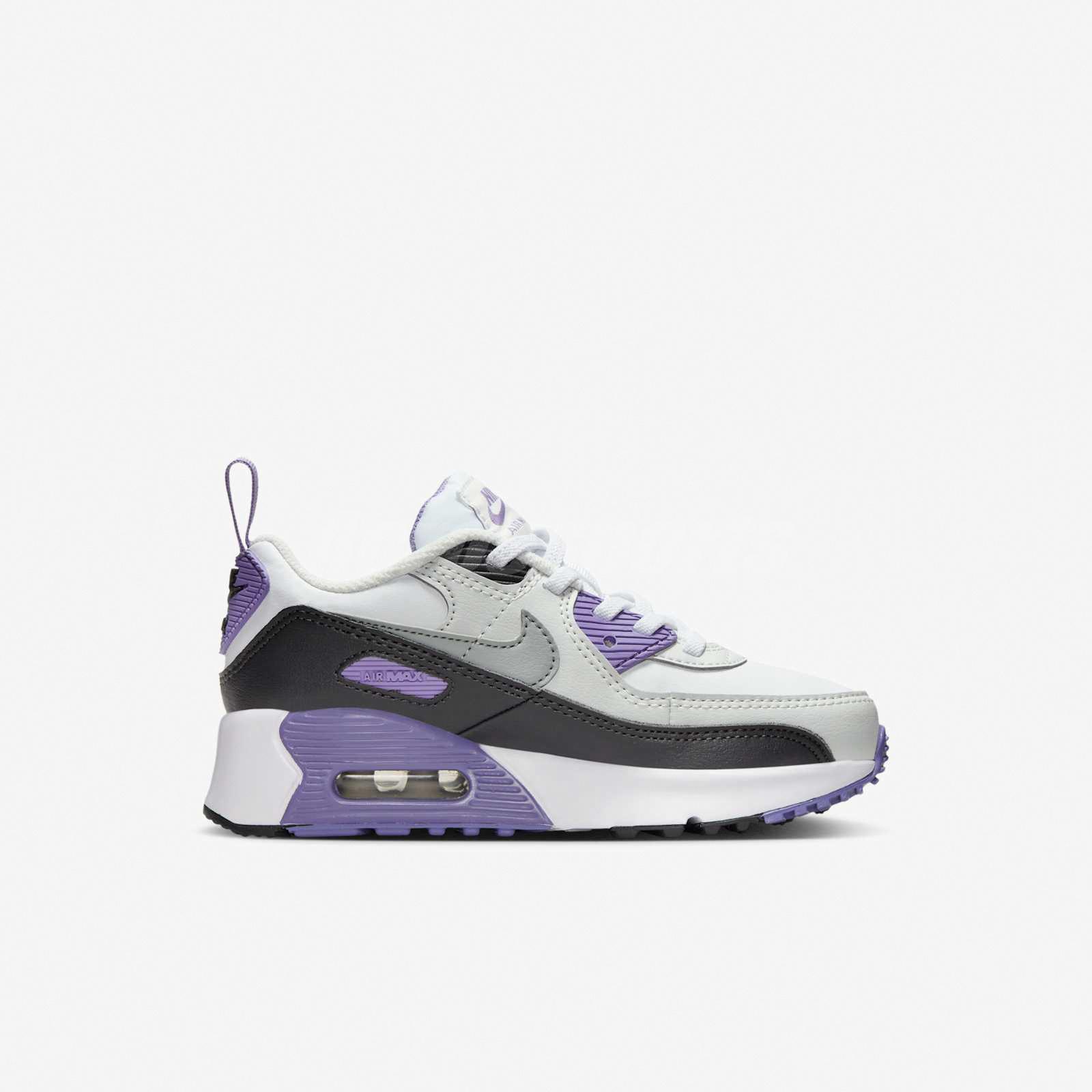 Nike Air Max 90 EasyOn PS White Dusty Amethyst Kids Preschool