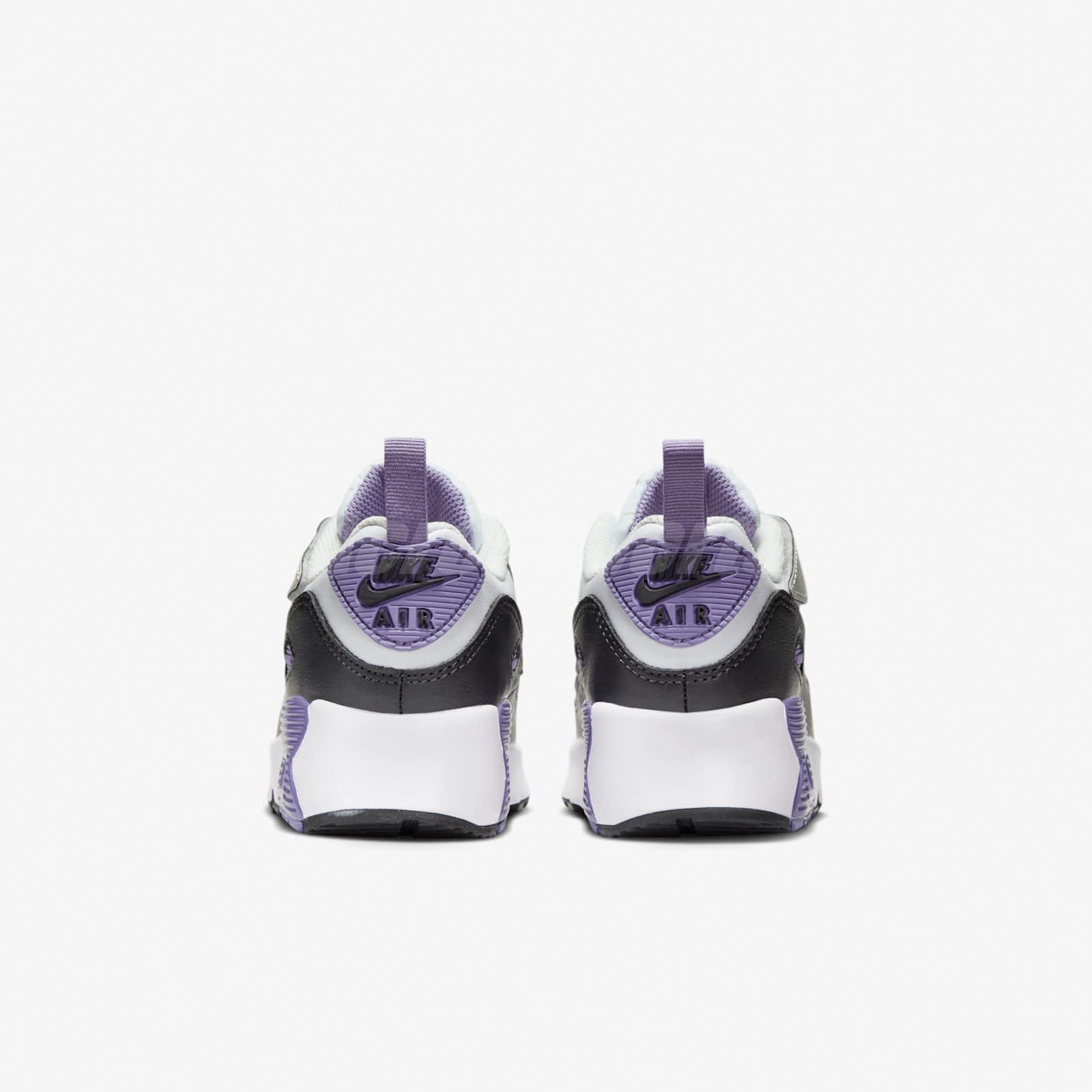 Nike Air Max 90 EasyOn PS White Dusty Amethyst Kids Preschool