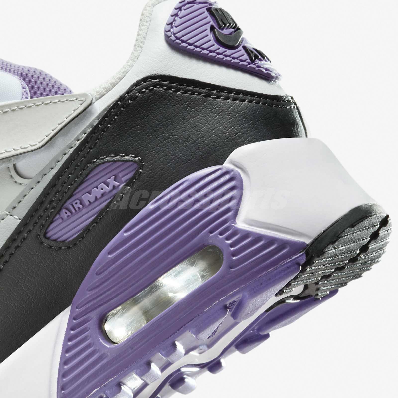 Nike Air Max 90 EasyOn PS White Dusty Amethyst Kids Preschool
