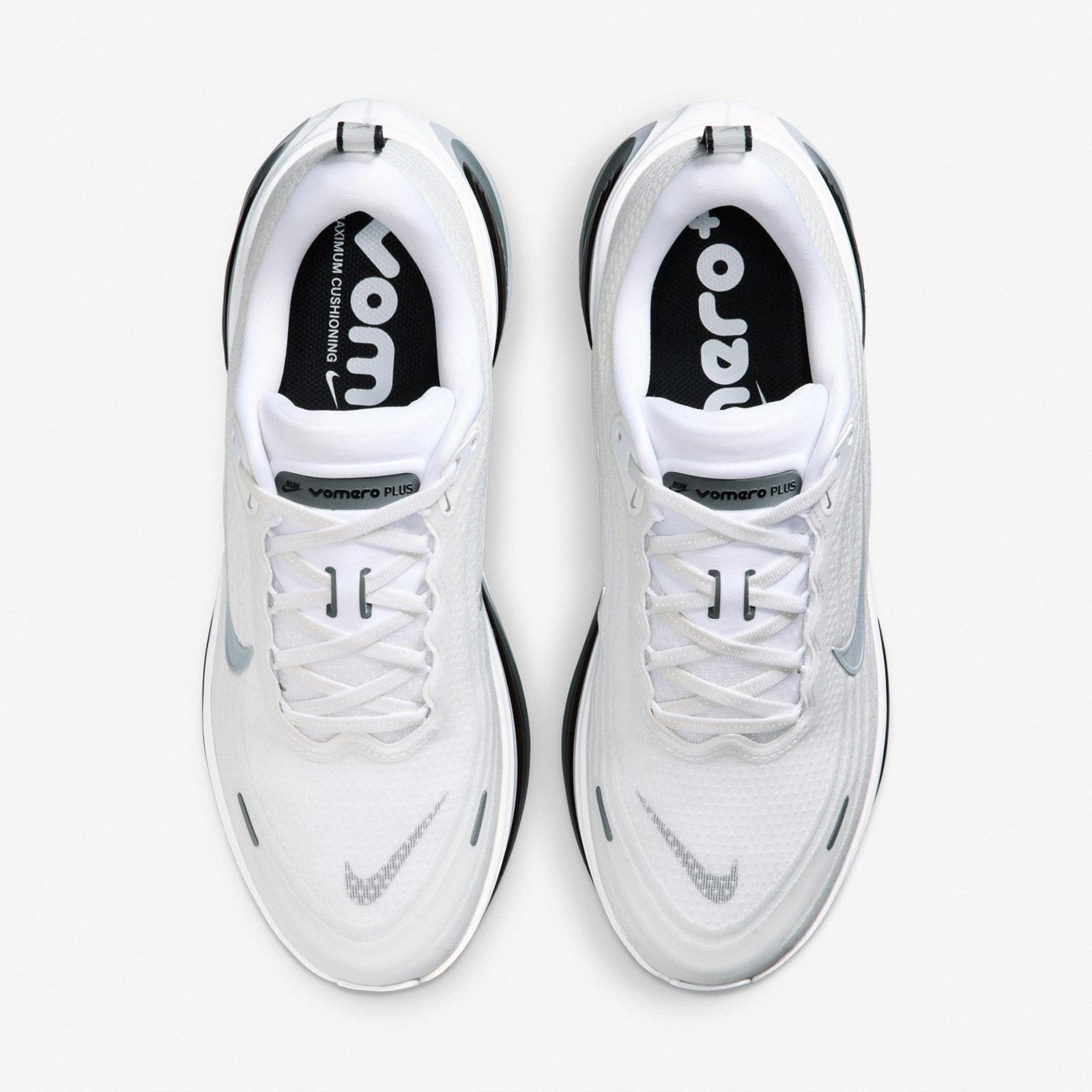 Nike Vomero Plus White Black Cool Grey Metallic Silver Men Running