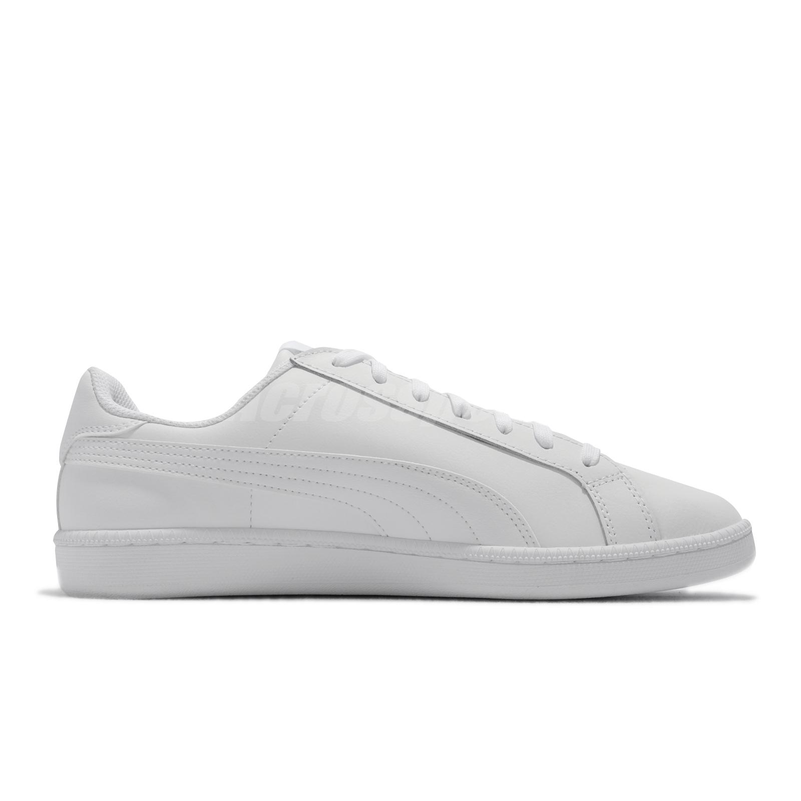 Puma Smash L White 2014 White Silver Men Unisex Tennis Casual Puma Smash L White 2014 White Silver Men Unisex Tennis Casual