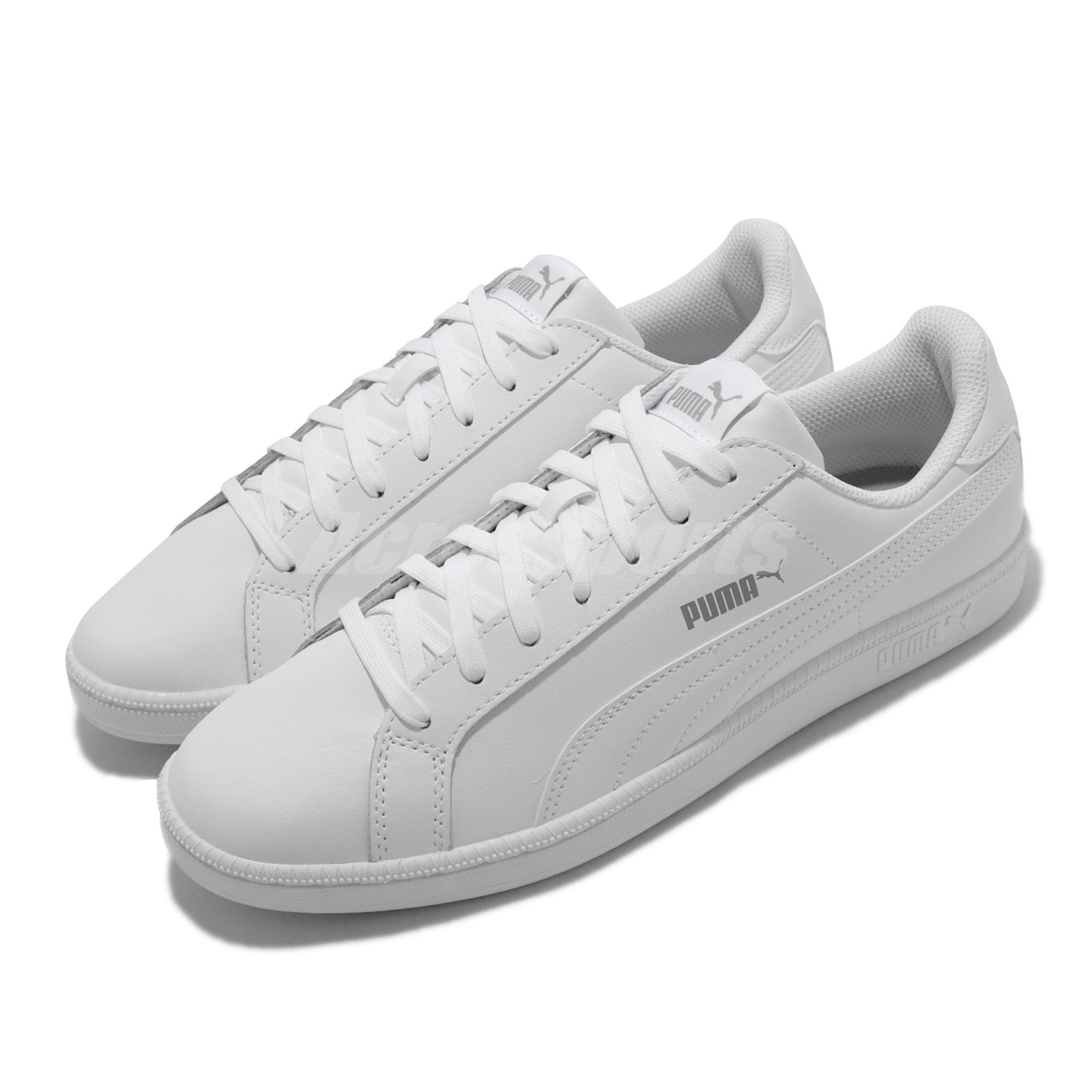 Puma Smash L White 2014 White Silver Men Unisex Tennis Casual