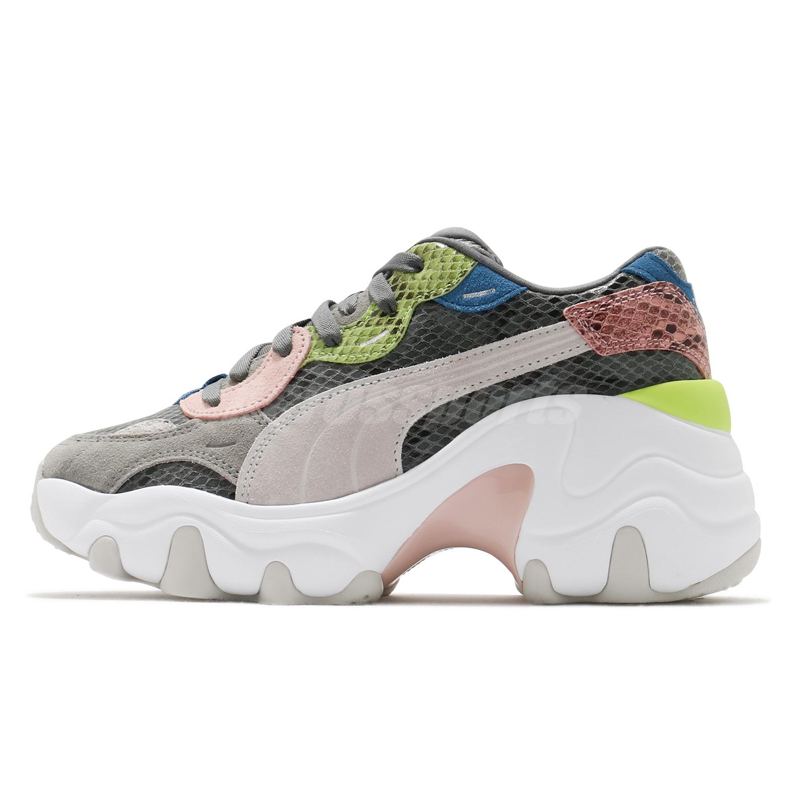 puma pulsar wedge sneakers in gray