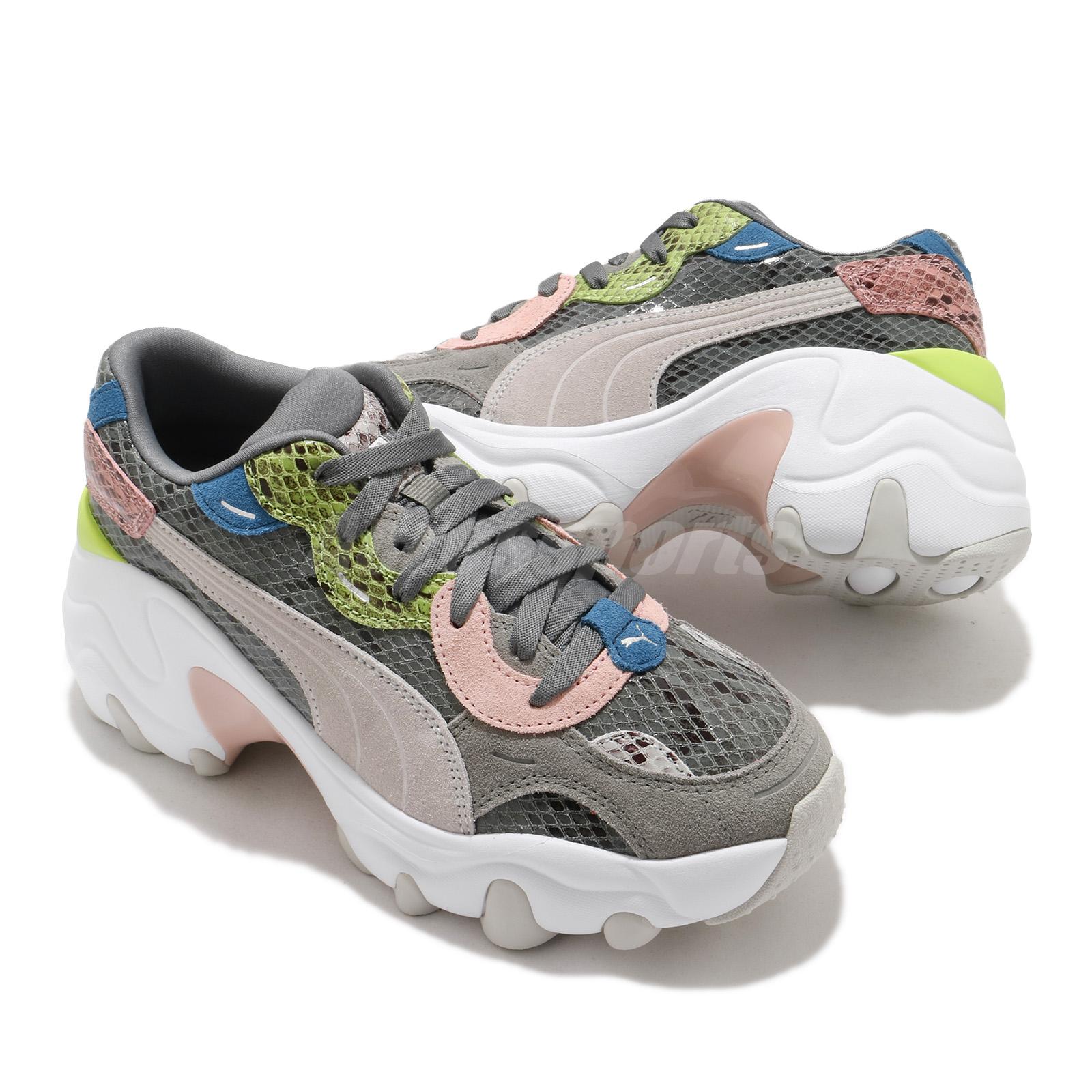 puma pulsar wedge sneakers in gray