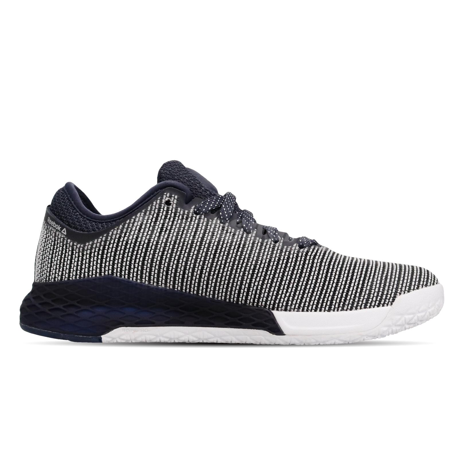 Reebok Nano 9 Navy White SIlver Womens CrossFit Training Shoes Trainer DV6365