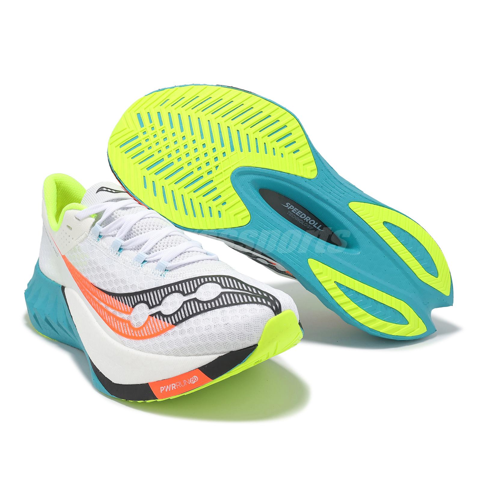 Saucony Endorphin Pro 4 White Teal Mutant Running Shoes S20939-97 Men\'s Size 12 The Saucony Endorphin Pro 4 isn main image 2